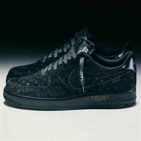 black louis vuitton air force 1|black Louis Vuitton af1.